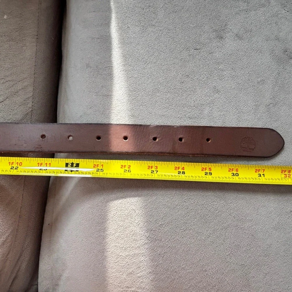 Timberland Boys Brown Genuine Leather Belt Size M 26-28 B78008 NEW NWT